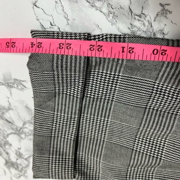 Nicholas belted paperbag pants Glen plaid Sz 4 - Picture 8 of 8